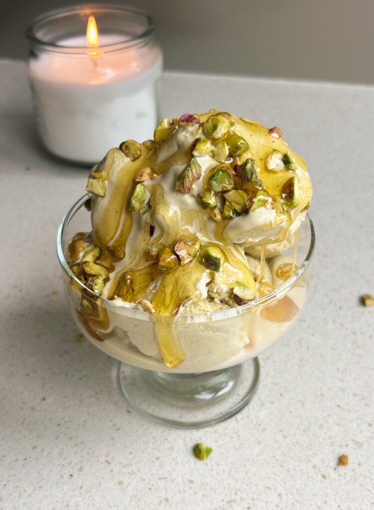 Vegansk pistacieis
